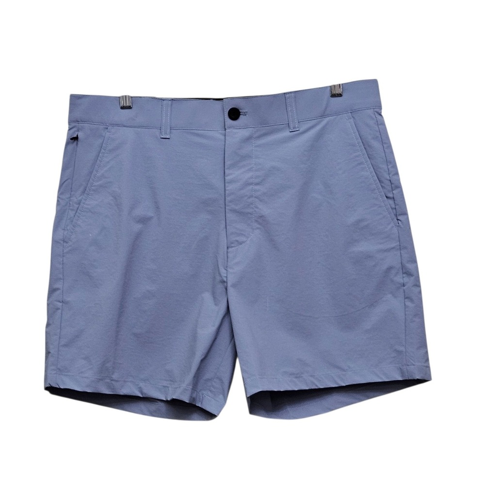 Puli Stretch Woven Shorts Mens 32 Dutch‎ Blue Waterproof UPF 50+ Golf Activewear
